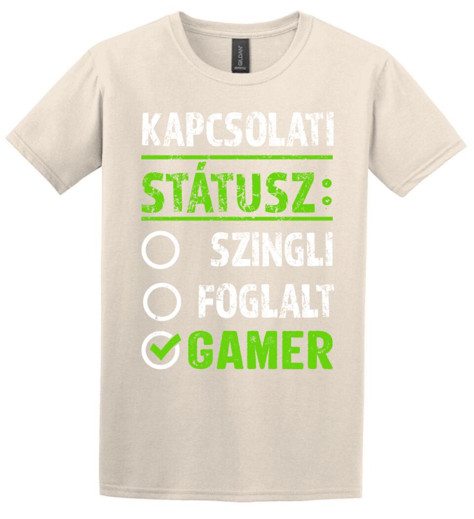 Kapcsolati státusz Gamer Póló