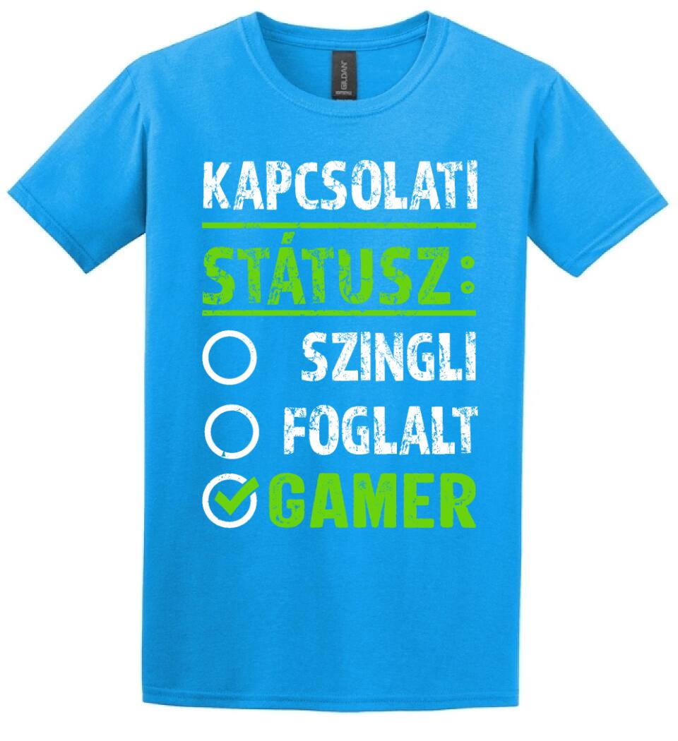 Kapcsolati státusz Gamer Póló