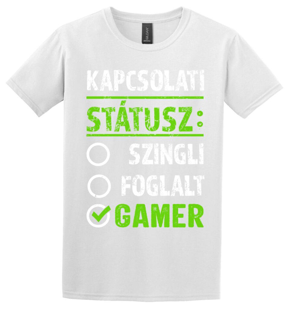 Kapcsolati státusz Gamer Póló