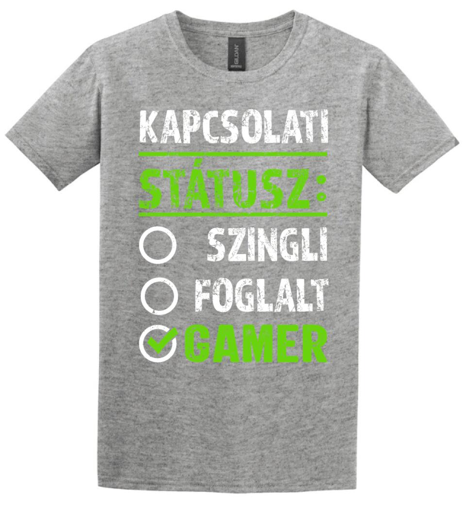 Kapcsolati státusz Gamer Póló