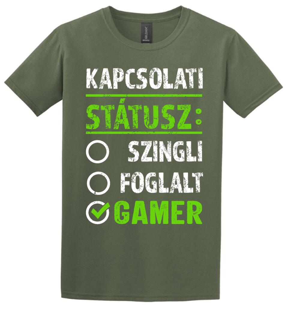 Kapcsolati státusz Gamer Póló