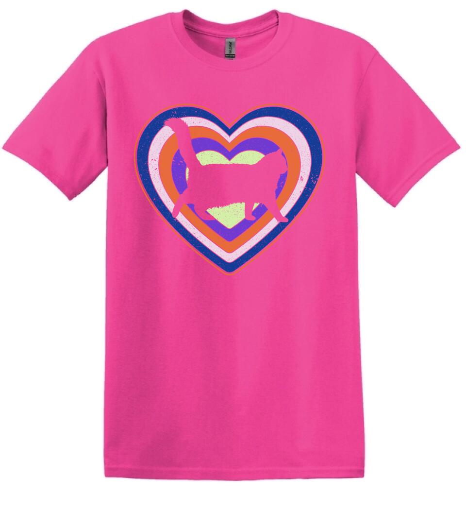 Cicás szivecskés Póló