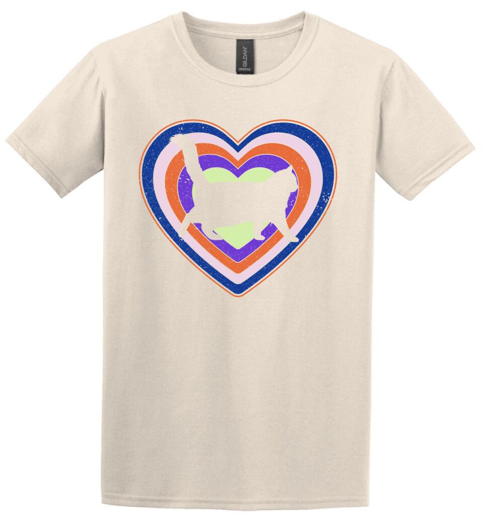 Cicás szivecskés Póló