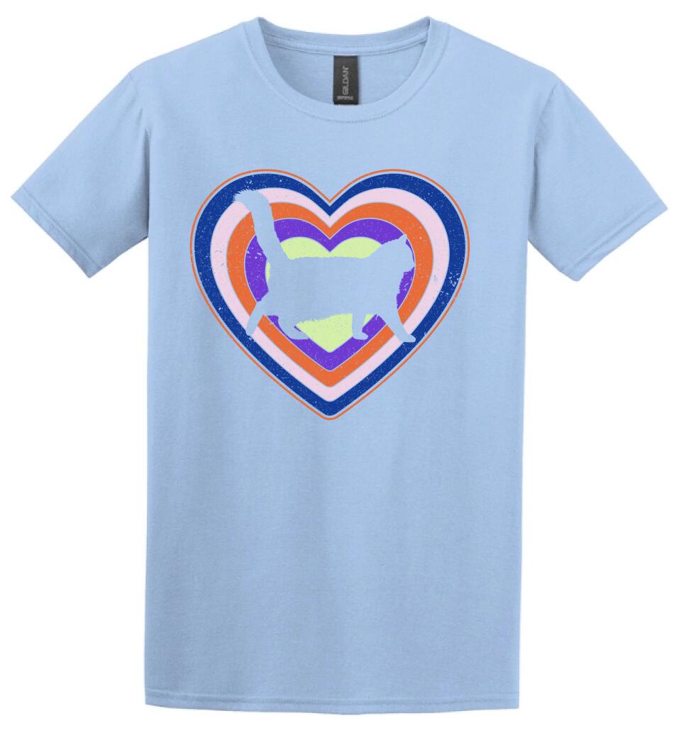 Cicás szivecskés Póló