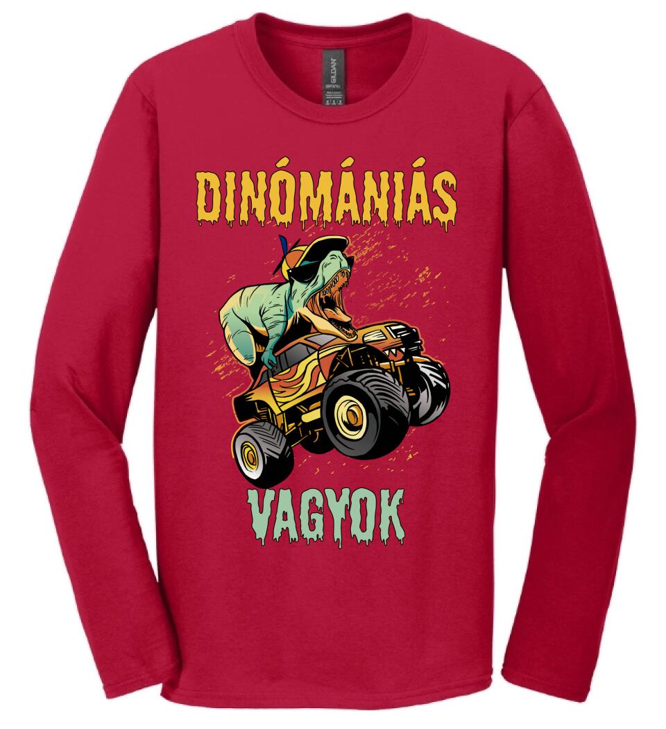 DINÓMÁNIÁS VAGYOK Póló