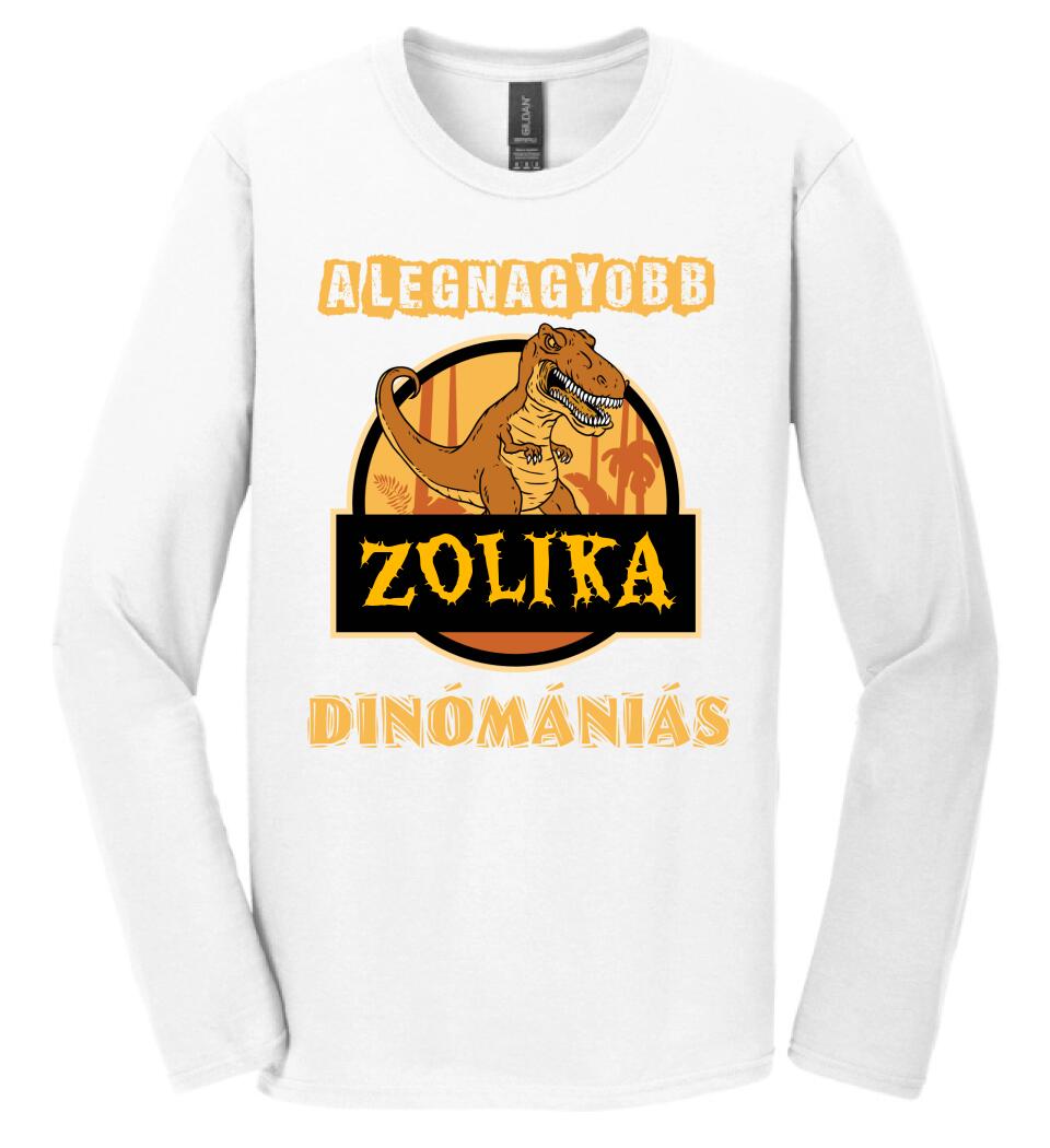 A LEGNAGYOBB DINÓMÁNIÁS Póló