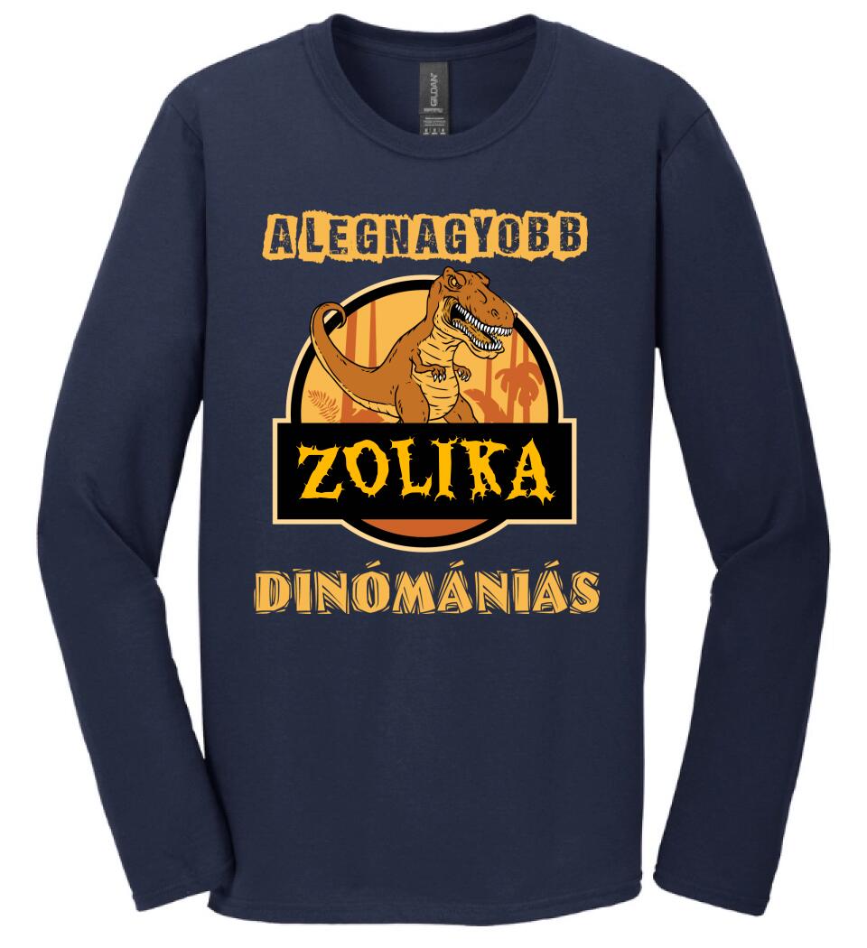 A LEGNAGYOBB DINÓMÁNIÁS Póló