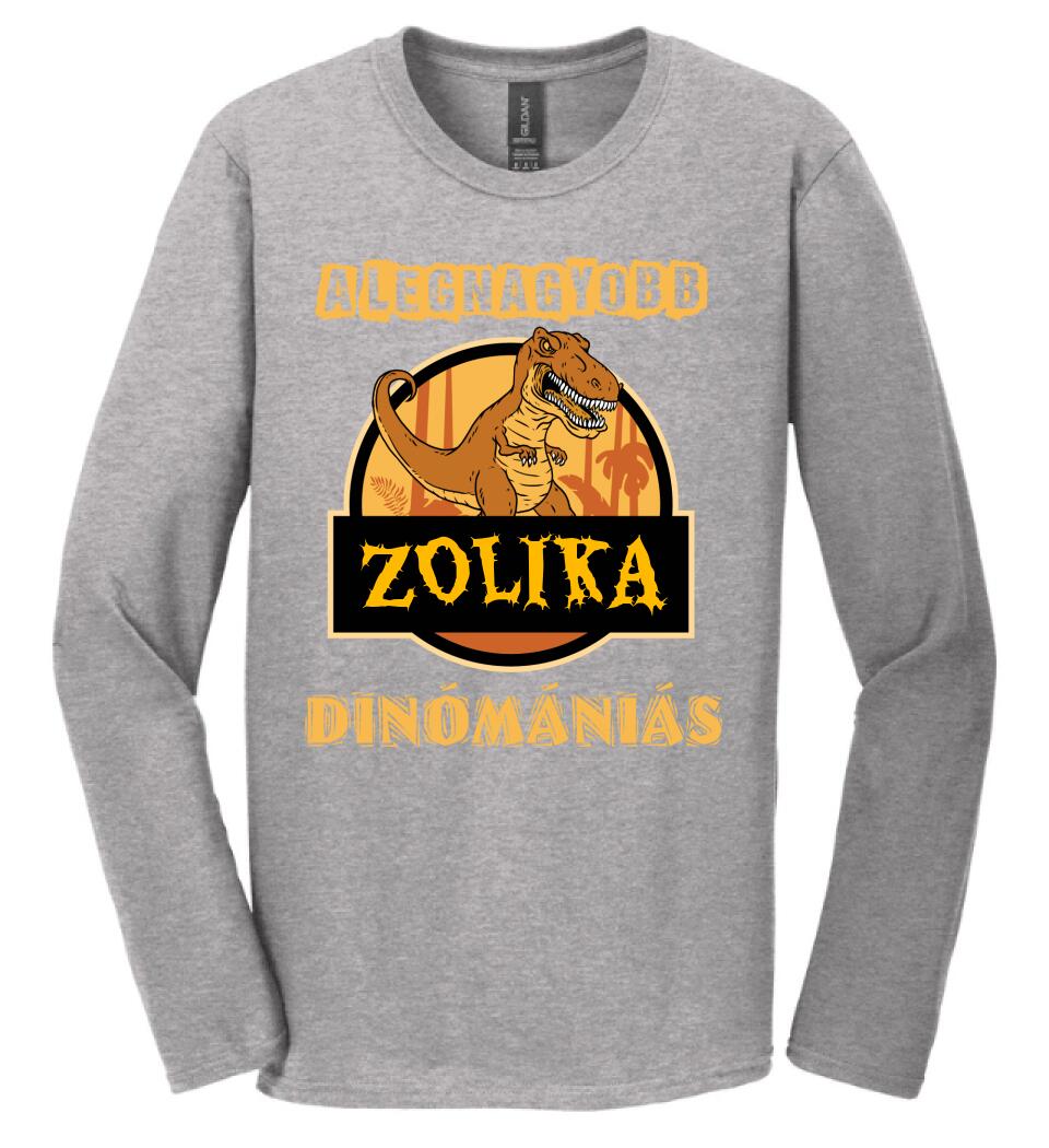 A LEGNAGYOBB DINÓMÁNIÁS Póló