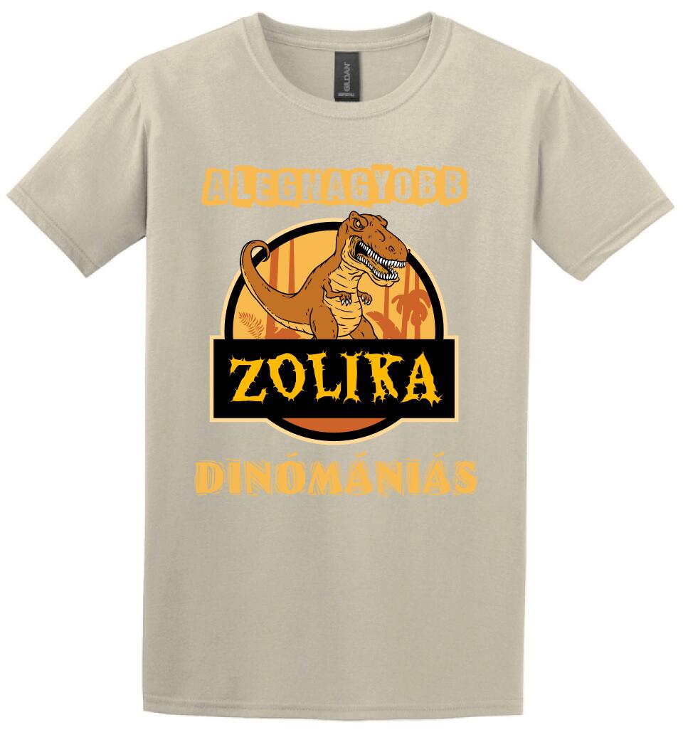 A LEGNAGYOBB DINÓMÁNIÁS Póló