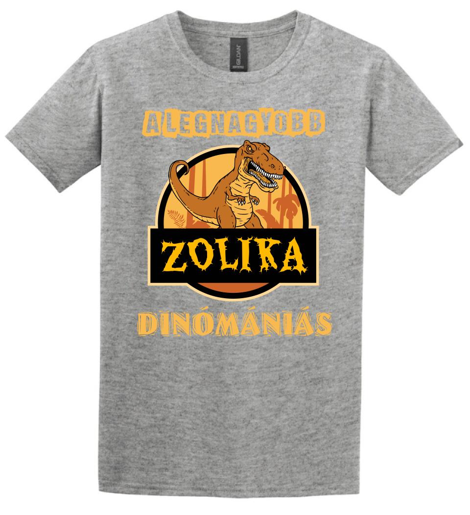 A LEGNAGYOBB DINÓMÁNIÁS Póló