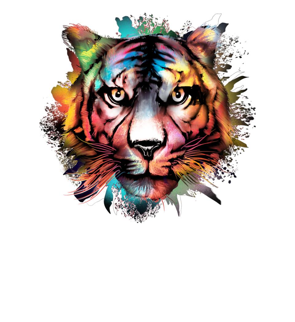 Tigris minta art Póló