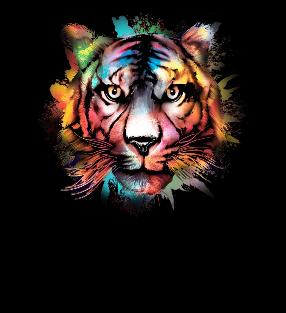 Tigris minta art Póló