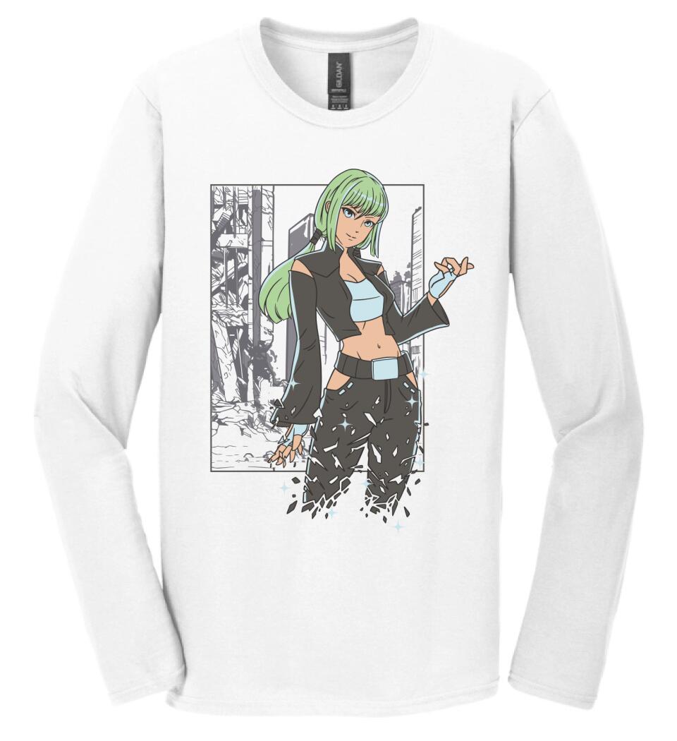 Anime lány póló