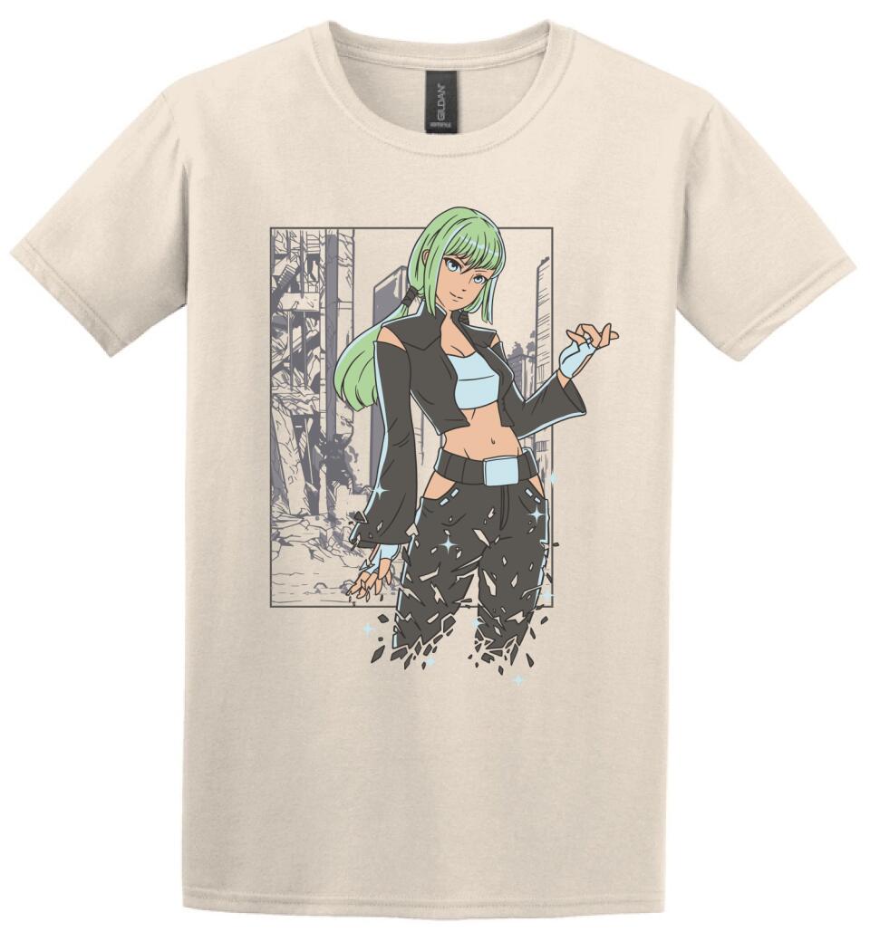 Anime lány póló