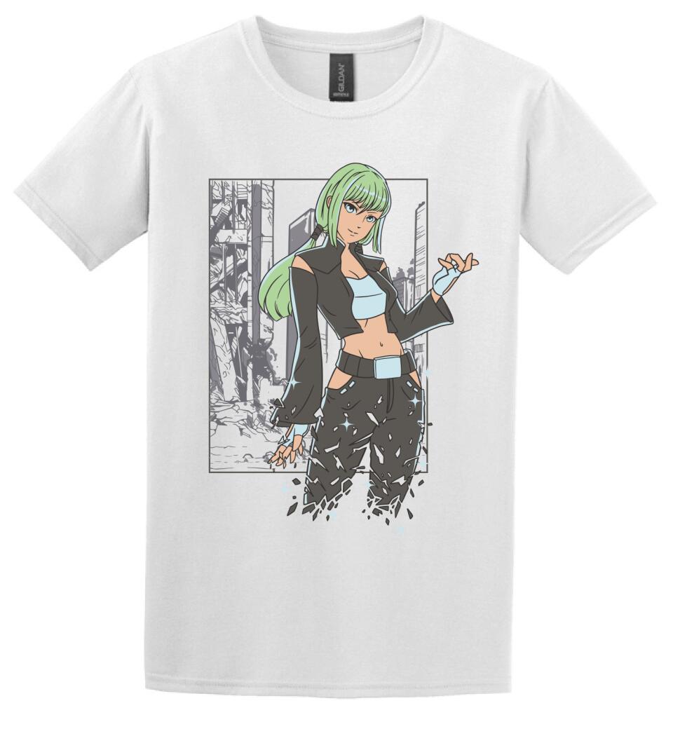 Anime lány póló