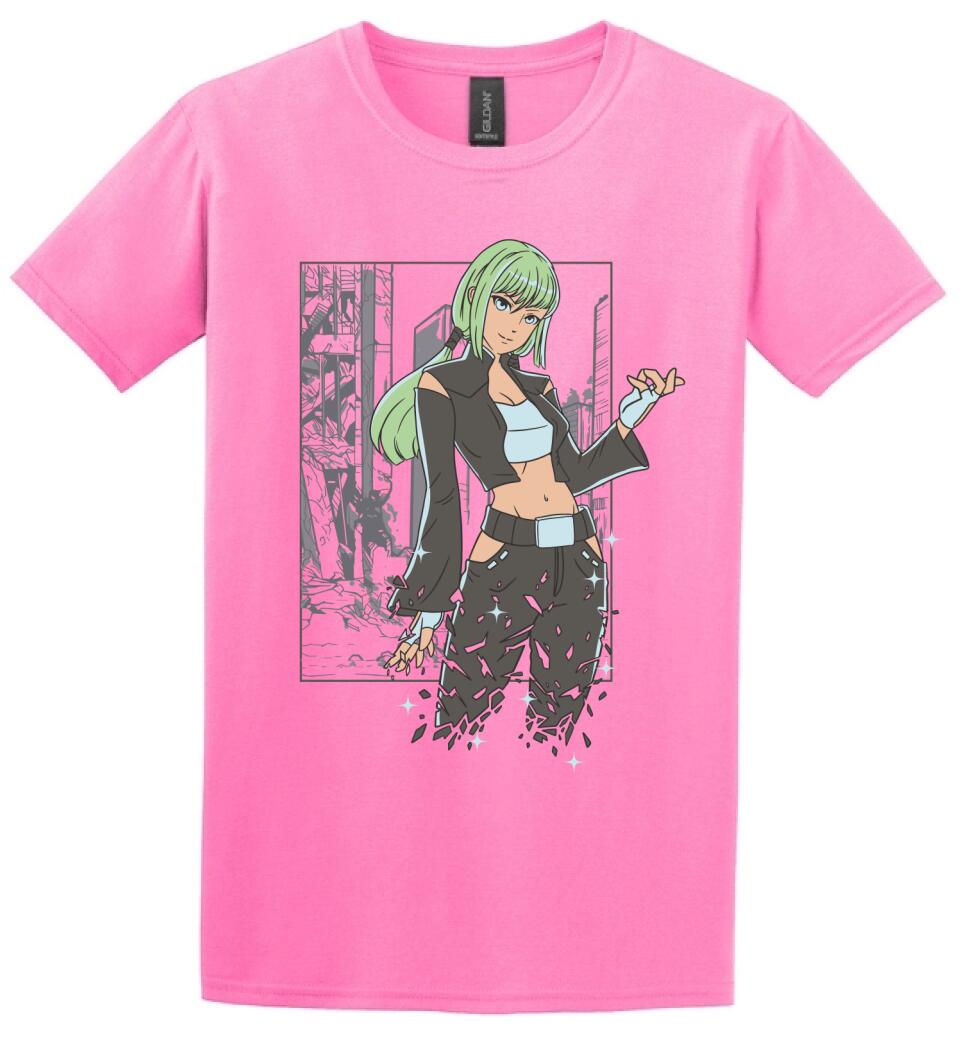 Anime lány póló