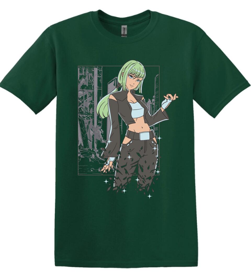 Anime lány póló
