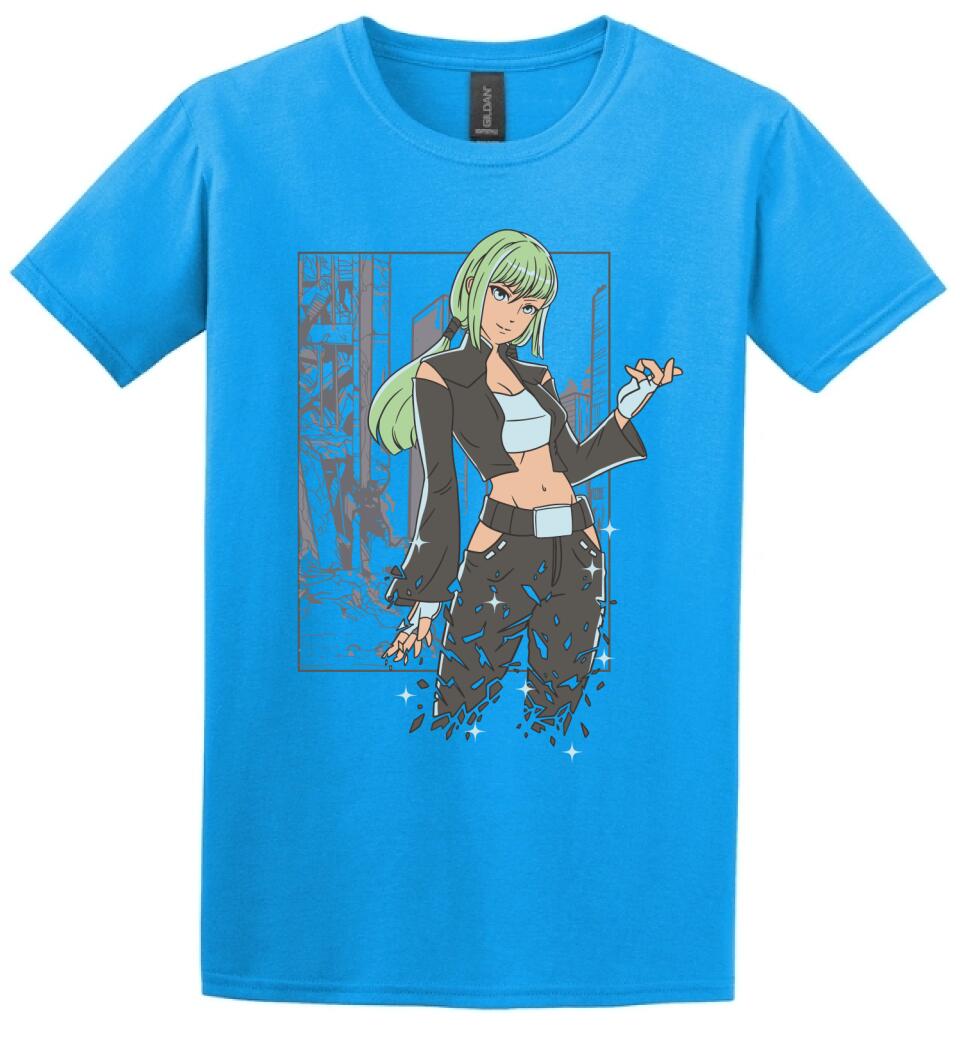 Anime lány póló