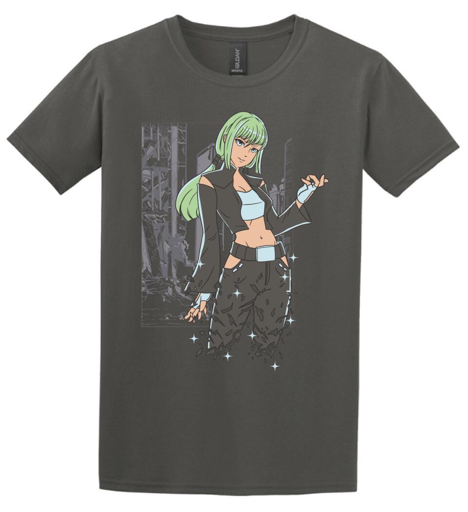 Anime lány póló