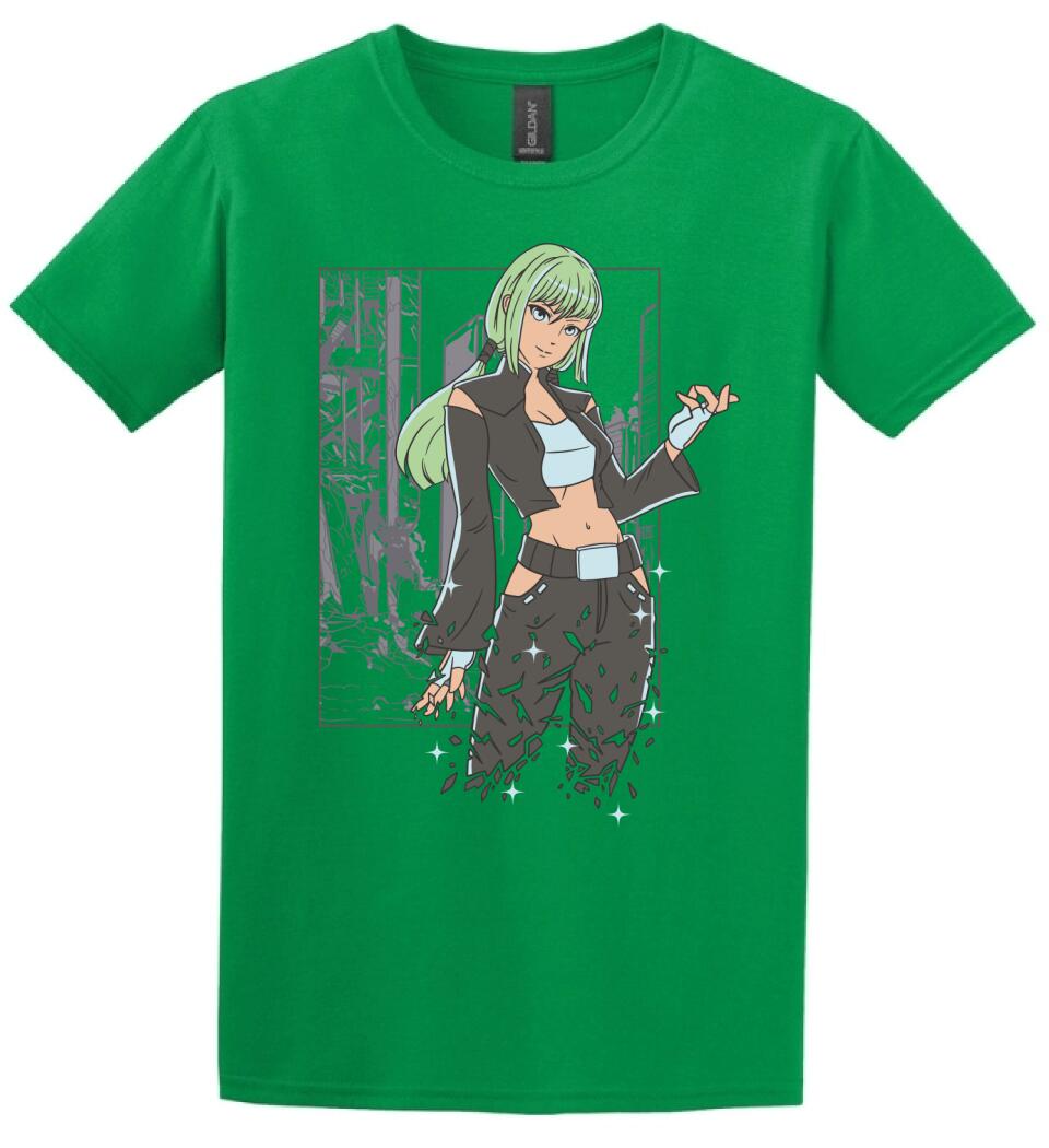 Anime lány póló