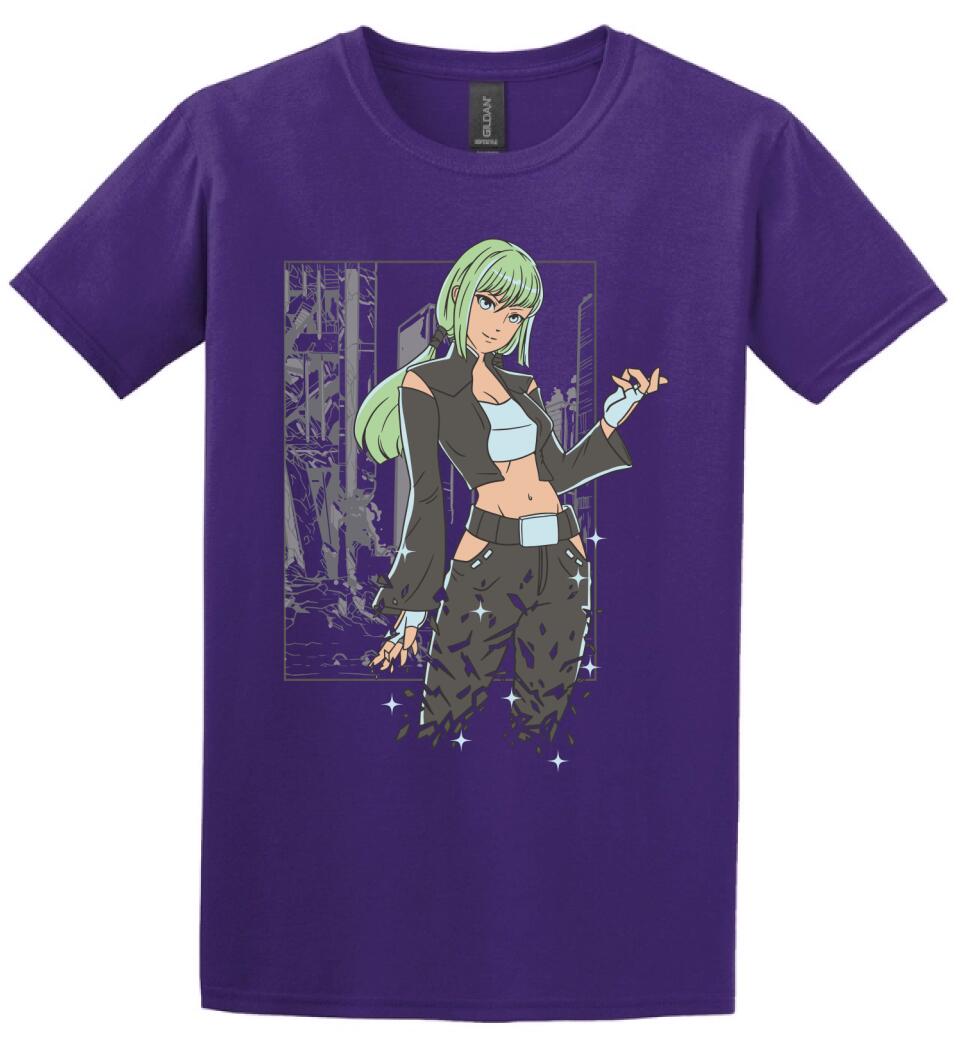 Anime lány póló