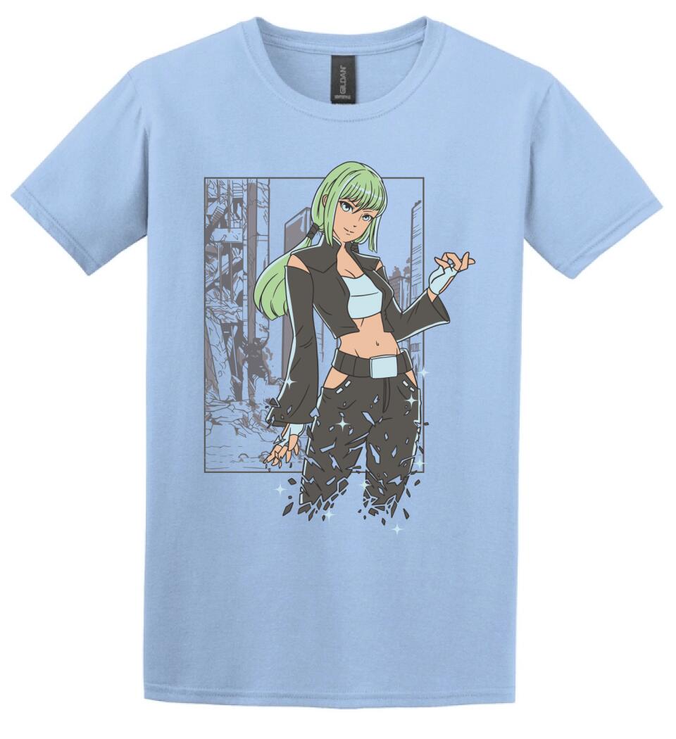 Anime lány póló