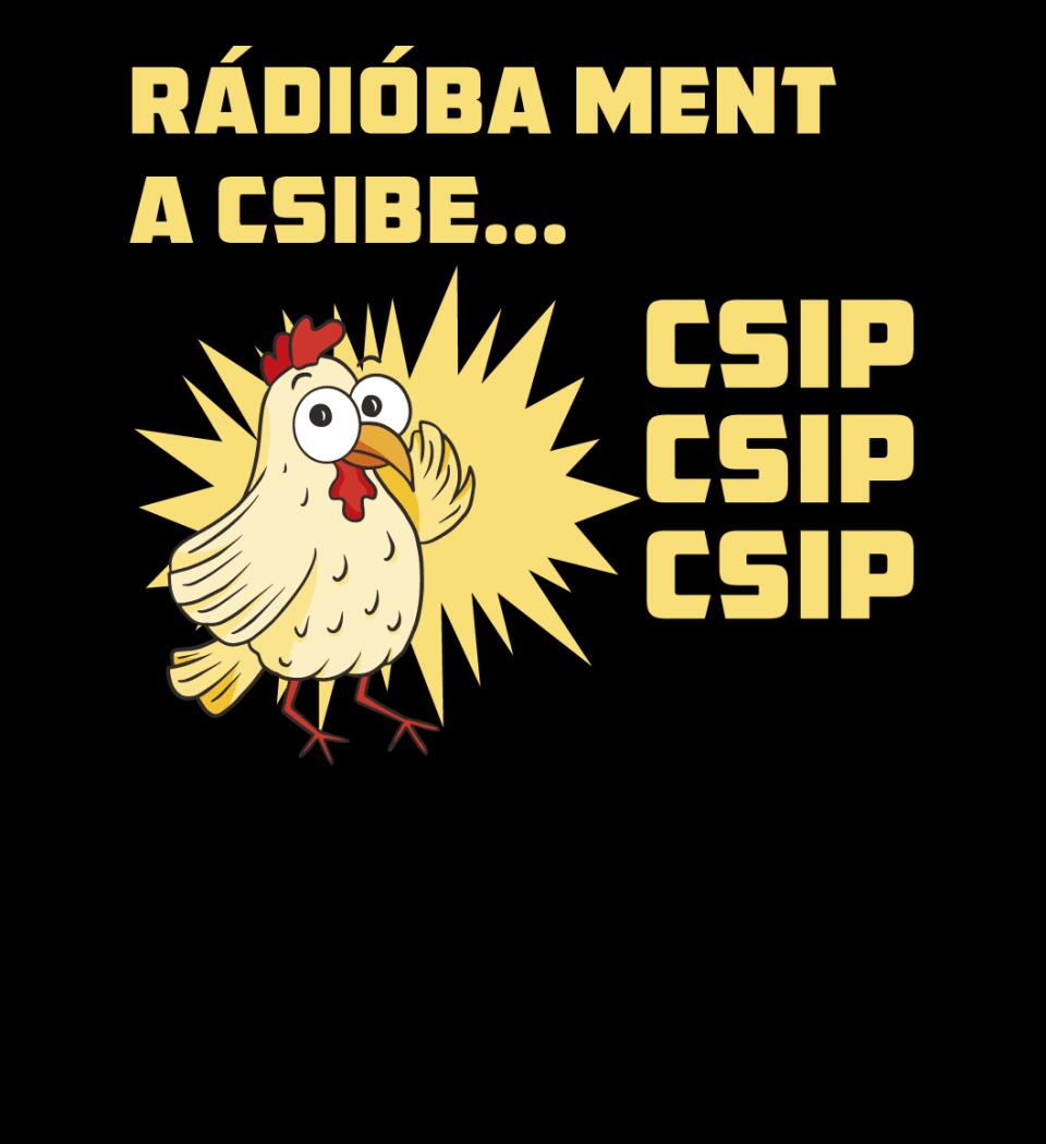 RÁDIÓBA MENTA CSIBE Póló