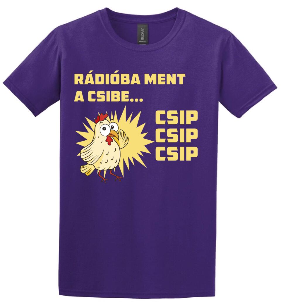 RÁDIÓBA MENTA CSIBE Póló