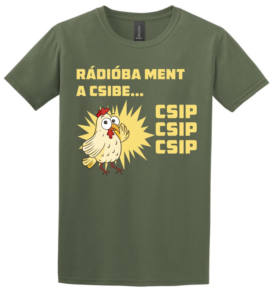 RÁDIÓBA MENTA CSIBE Póló
