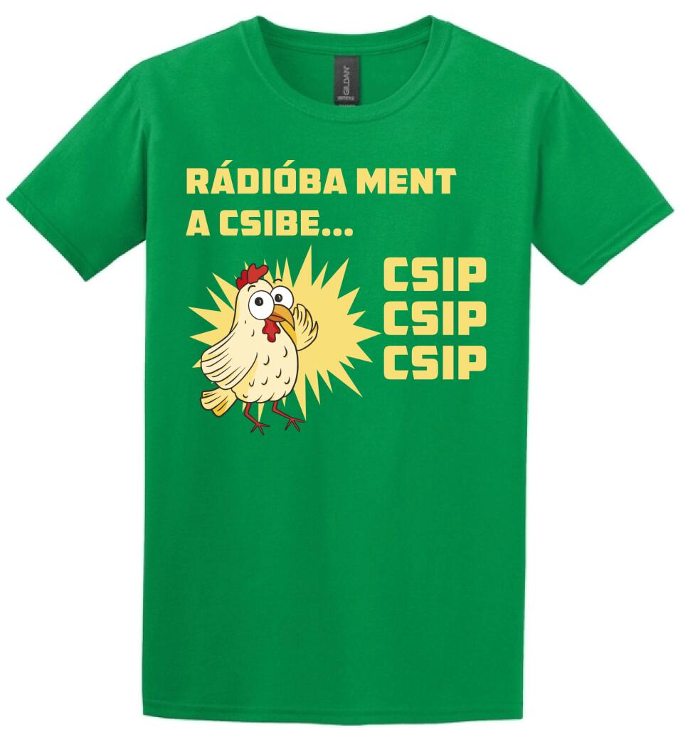 RÁDIÓBA MENTA CSIBE Póló