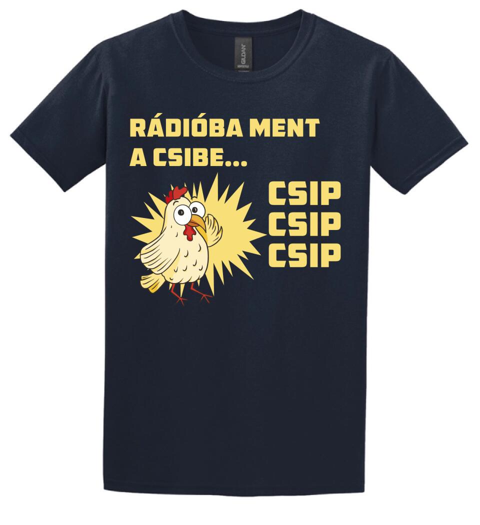 RÁDIÓBA MENTA CSIBE Póló