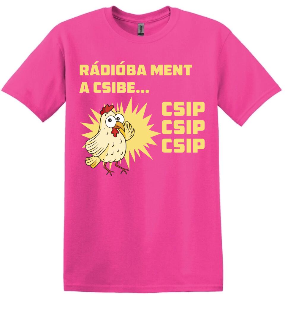 RÁDIÓBA MENTA CSIBE Póló