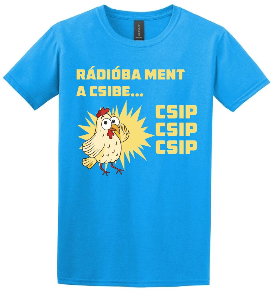 RÁDIÓBA MENTA CSIBE Póló
