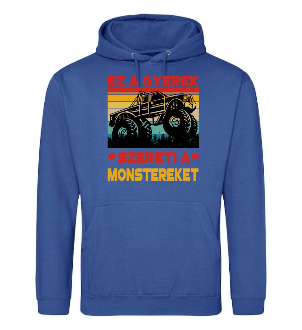 Ez a gyerek szereti a monstereket Póló