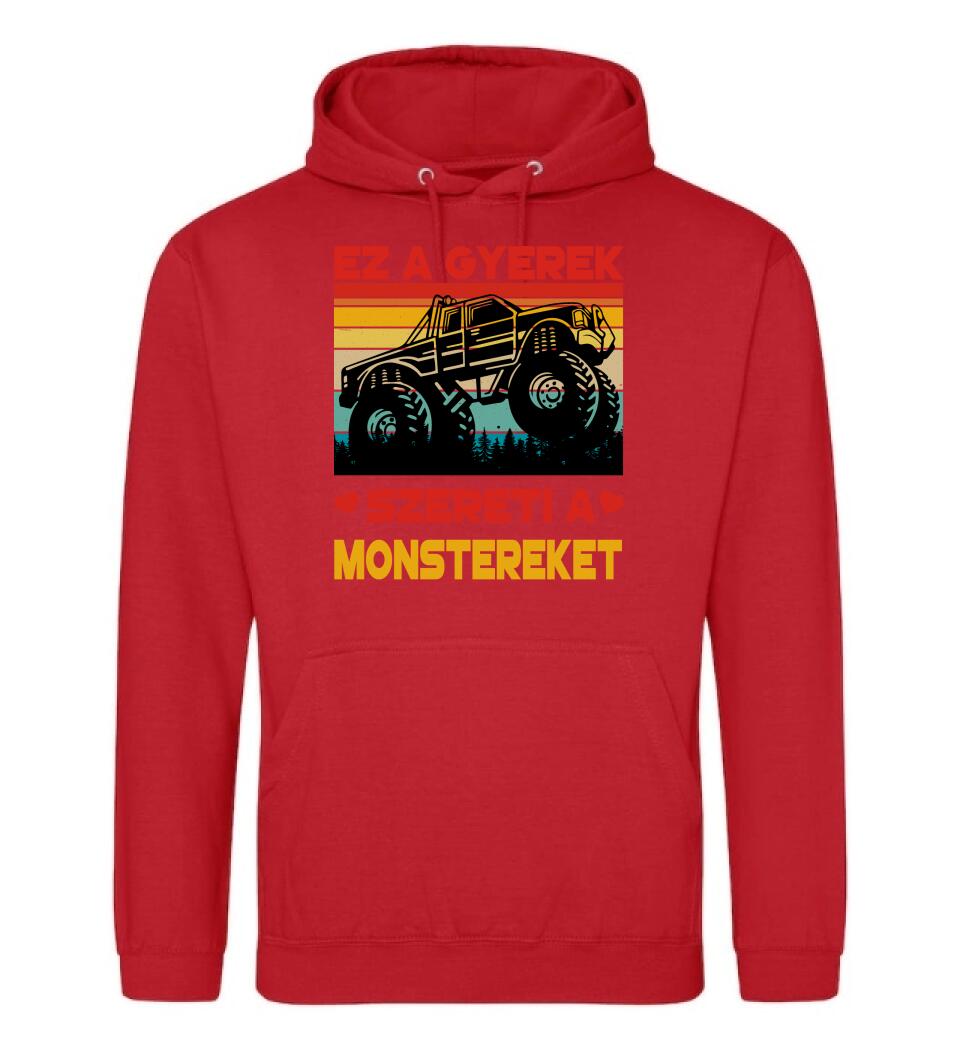 Ez a gyerek szereti a monstereket Póló