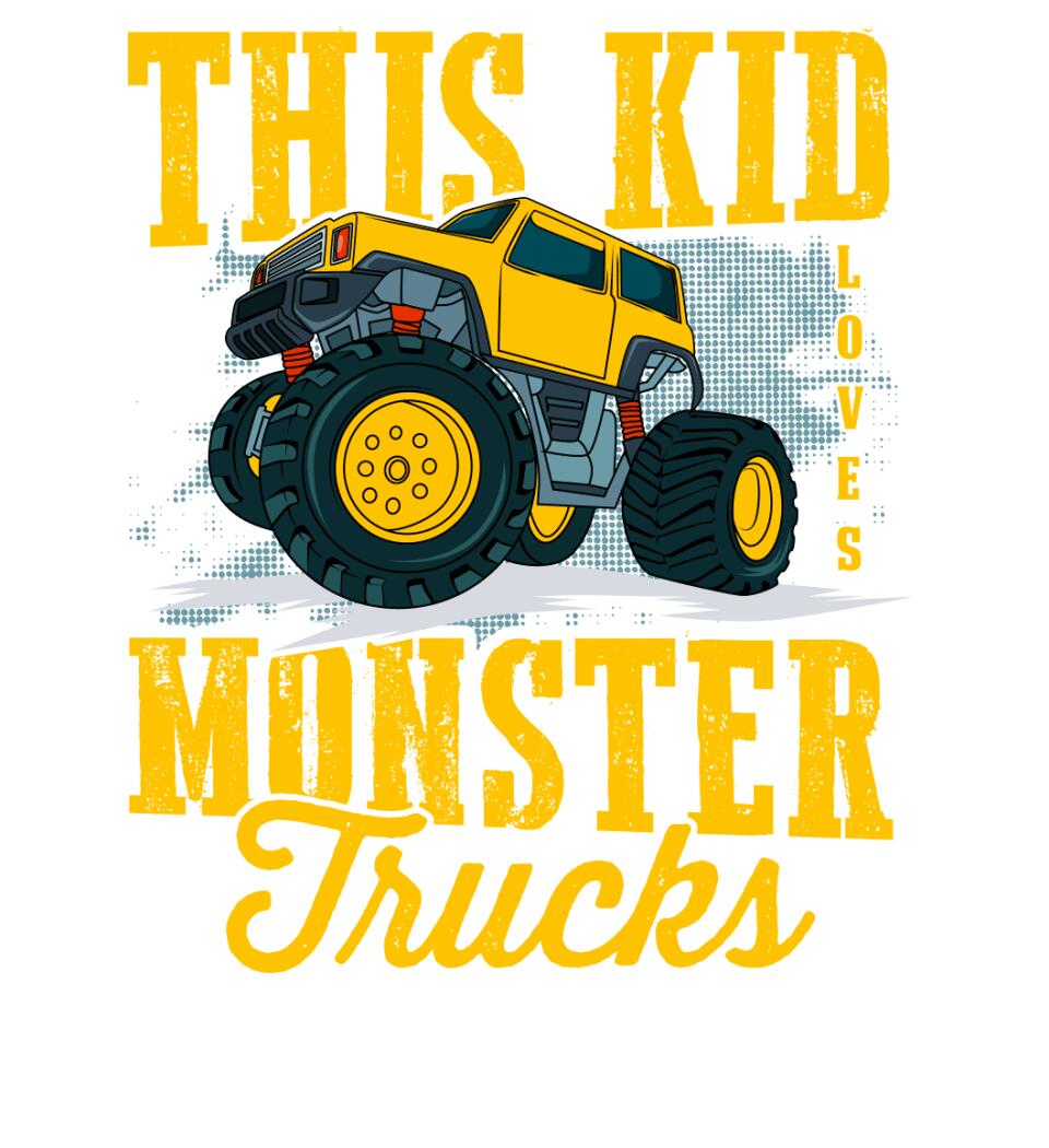 Monster truck póló