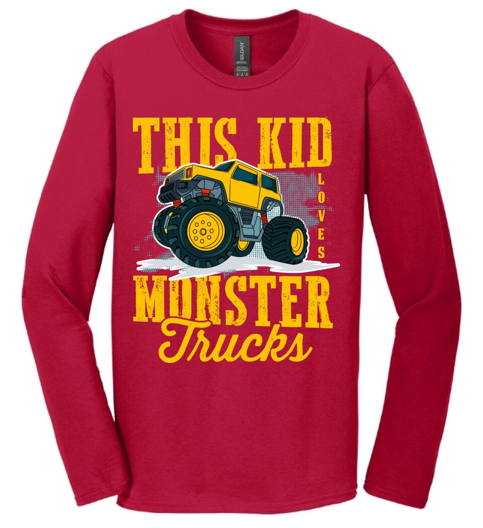 Monster truck póló