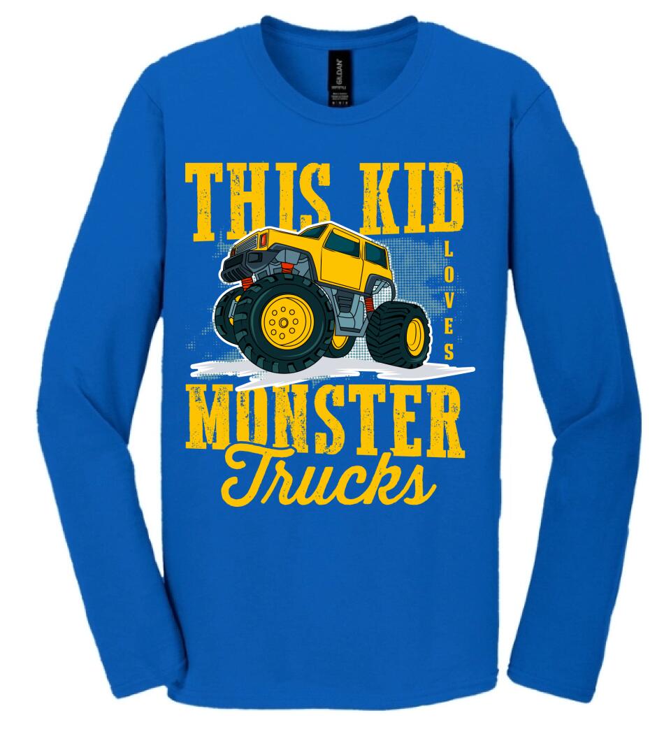 Monster truck póló