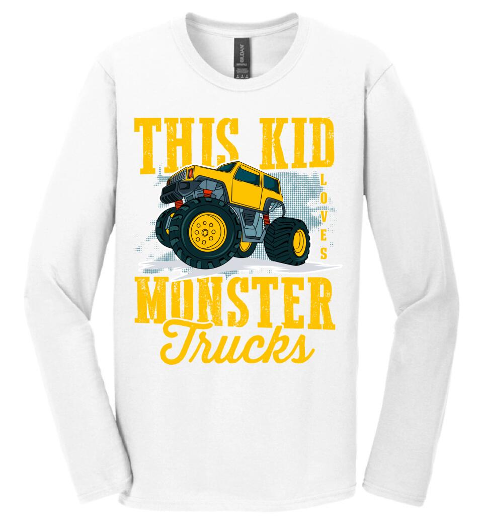 Monster truck póló