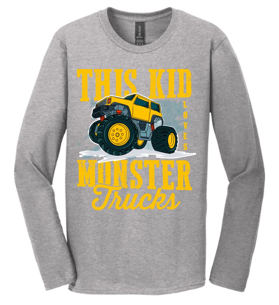 Monster truck póló