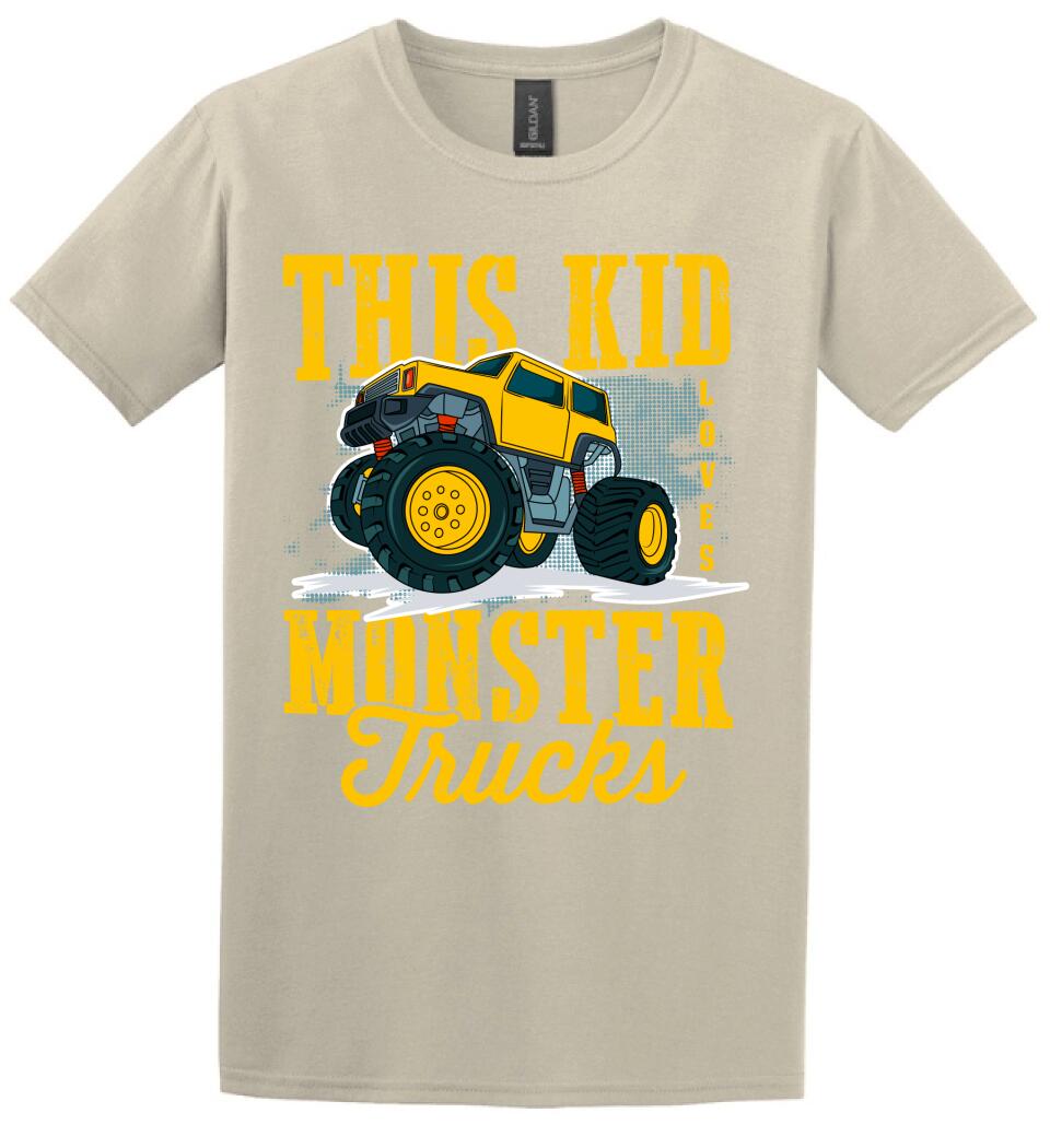 Monster truck póló