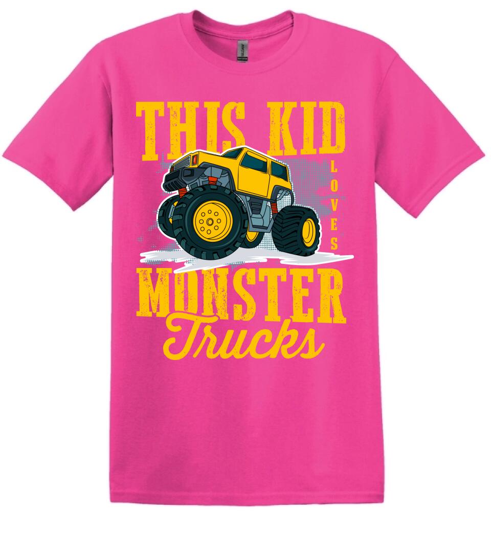 Monster truck póló