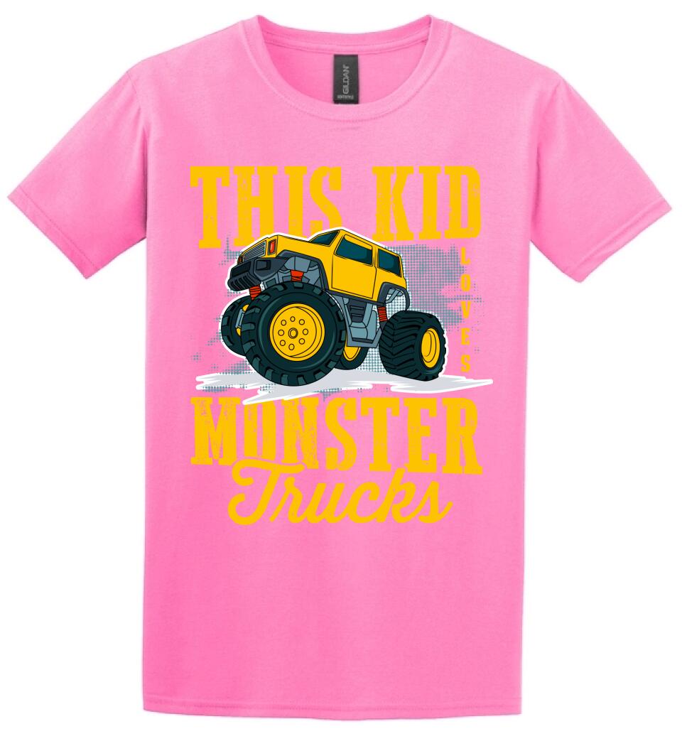 Monster truck póló