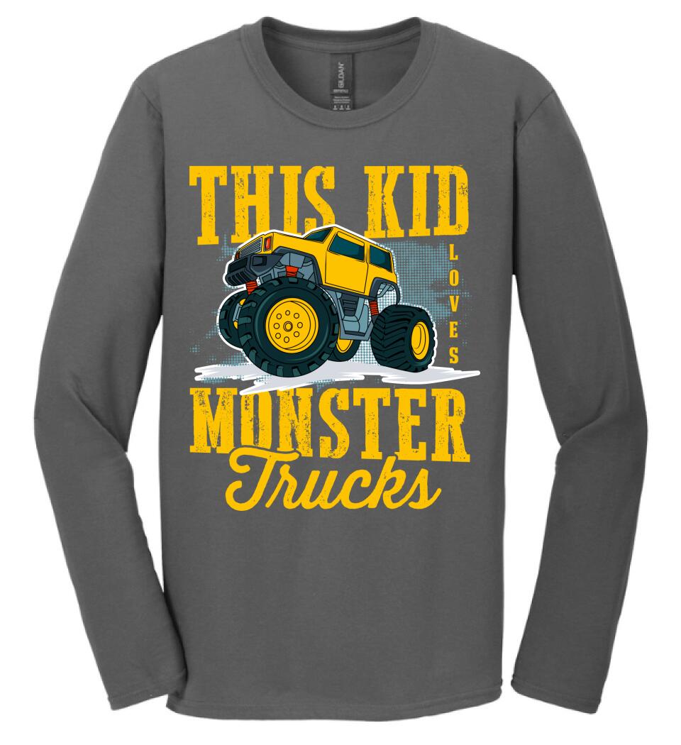 Monster truck póló