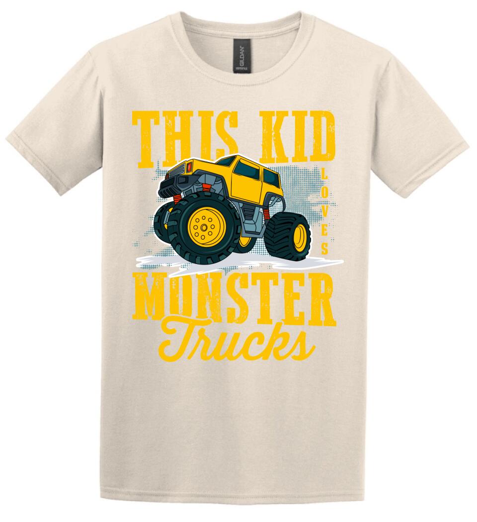 Monster truck póló