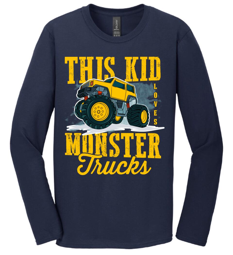 Monster truck póló