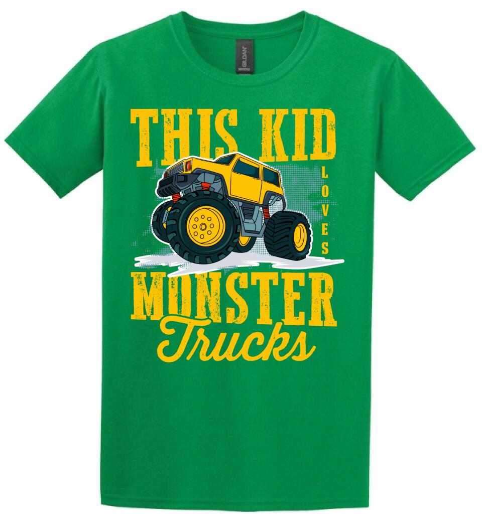 Monster truck póló