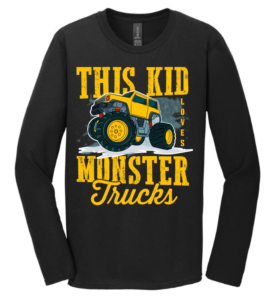 Monster truck póló