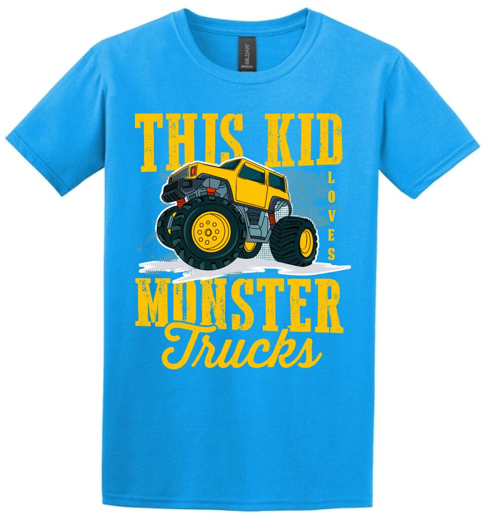 Monster truck póló