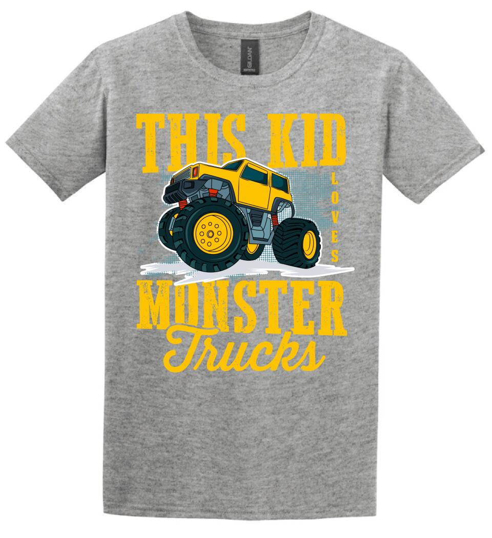 Monster truck póló